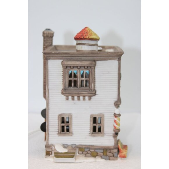 Dept 56 New England Village - Ben's Barbershop - Picture 4 of 5